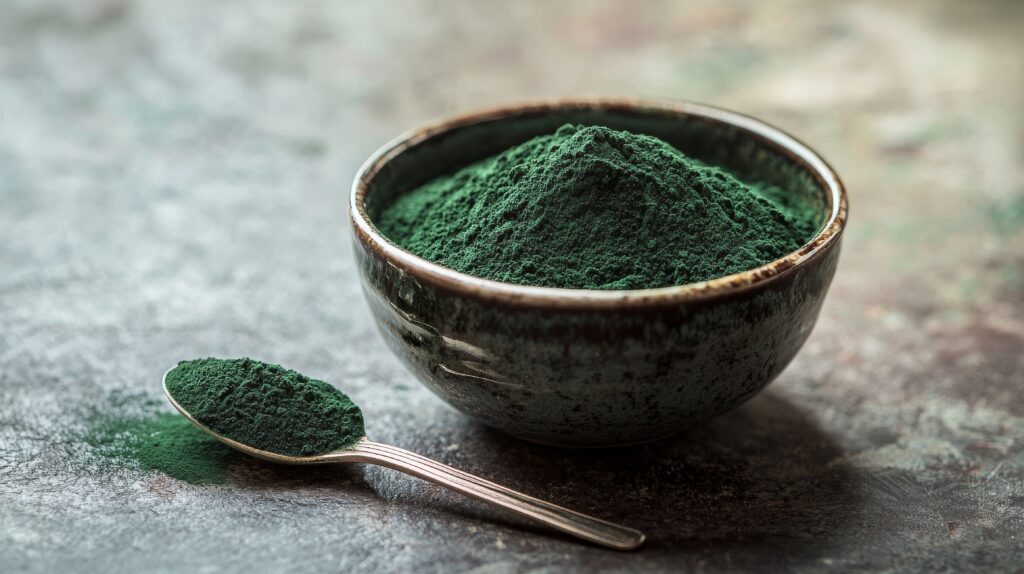 Espirulina em pó