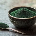 Espirulina em pó